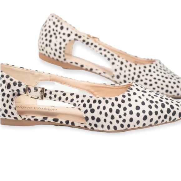 Unique Vintage Cheetah Print Flats size 8 - Picture 4 of 8